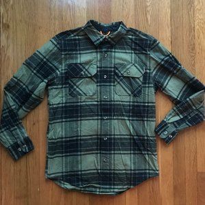 Timberland Pro Flannel - Size Medium - Green / Black